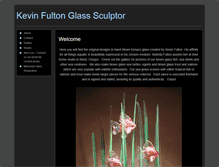 Tablet Screenshot of kevinfultonglass.com